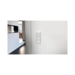ZDB5100 MATRIX intelligent smart Z Wave trådløs betjeningsenhed afbryder med lysdæmper og 4 LED belyste tryk til FUGA installationer 230V 1M produkt