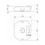 ZDI5200 Intelligent smart Z Wave baseret universal lysdæmper modul til fx loftdåse1 produkt