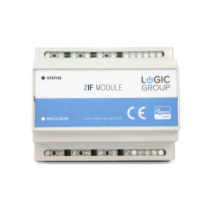 ZIF5028 Intelligent smart Z Wave baseret modul med 6 relæ udgange og 6 digitale indgange til montering på DIN skinne Bolig automatik produkt
