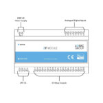 ZIF5030 intelligent smart Z Wave modul med 10 relæ udgange og 4 analoge 1 digitale indgange til montering på DIN skinne til automatisering eller gulvvarmestyring produkt
