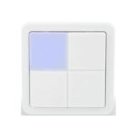ZRB5120 MATRIX intelligent trådløs smart betjeningstryk afbryder med dobbeltrelæ og LED lys i tangent. 230V3 produkt