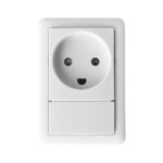 ZSO7300 Intelligent 1,5M stikkontakt Z Wave med betjeningstryk til bolig automatik 230V Til FUGA installationer 13A1 produkt