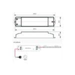 ZigBee 24V LED dæmper inkl PSU 50W   1CH X 2A1 produkt