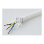 3G0,75 T70 textil hvid, 25m produkt