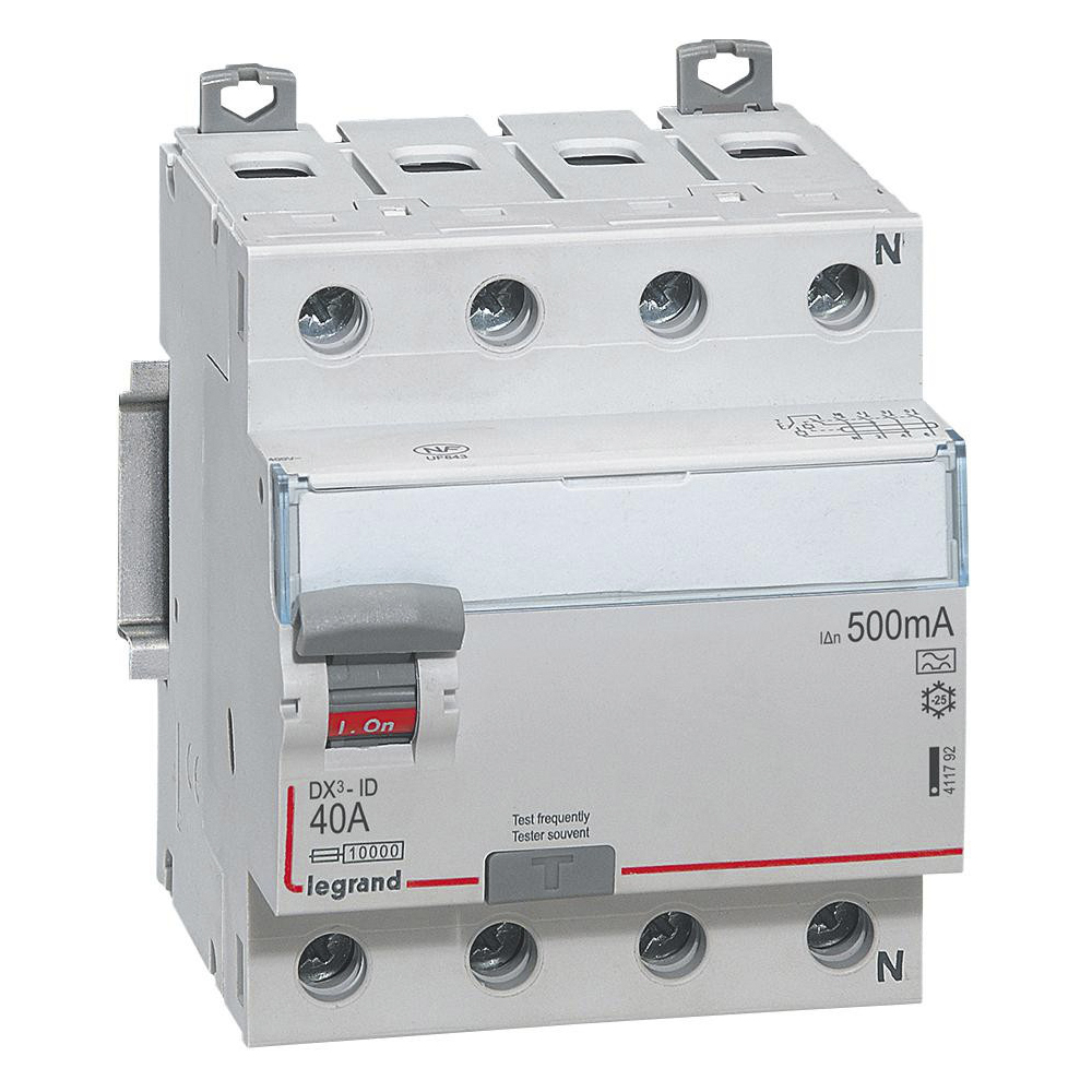 LEGRAND DX³ RCCB fejlstrømsafbryder 80A 4pol 500mA type-A 4M 10KA