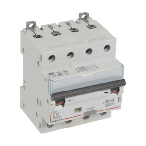 DX³ RCBO kombiafbryder C13 4pol 30mA type A 4M 600010KA produkt