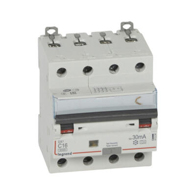 DX³ RCBO kombiafbryder C16 4pol 30mA type A 4M 60006KA produkt