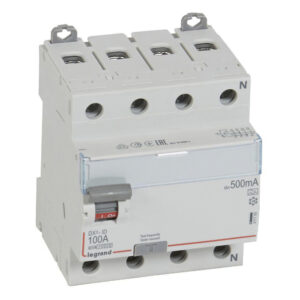 DX³ RCCB fejlstrømsafbryder 100A 4pol 500mA type A 4M 10KA produkt