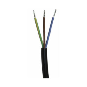 Downlight siflpvc sort 3 G 1,5 mm² rund produkt