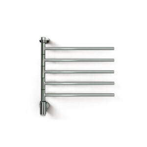 KRISS Flex 1 håndklædevarmer elektrisk med 5 arme timer 597X550 mm 50W   krom