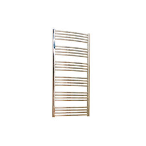 KRISS Round håndklæderadiator 1320x600 mm forkr   Krom