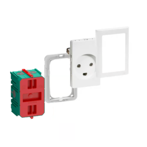 lk fuga 15 modul med stikkontakt indmuring
