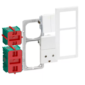 lk fuga 15 modul stikkontakt og kroneafbryder komplet pakke 25 modul indmuring