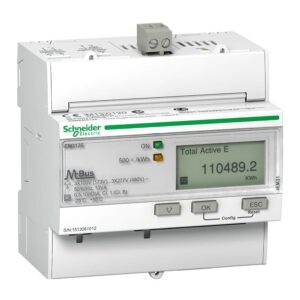 Acti9 3 faset Kilowatt time måler MBUS til montering på DIN skinne, IEM3135 produkt