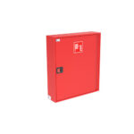 Falck brandskab model 3A rød med 30 m x 19 mm slange og automatventil srkå
