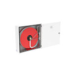 Falck slangeskab model 4SW med 30 m x 25 mm slange t udendørs brug t indbygning åben