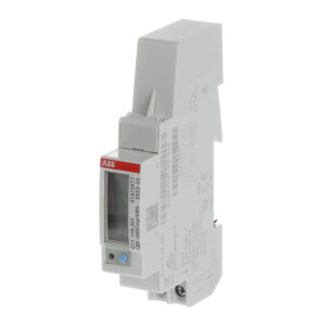 Måler kWh, 1 polet+nul, direkte måling klasse 1, 40A, 230V AC, ikke MID, 1000pulskwh, 17,5mm bred produkt