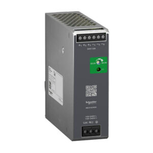 Modicon switchmode strømforsyning optimized til DIN skinne med 24 VDC 120 W 5 A udgang og 100 240 VAC 1 faset forsyning produkt