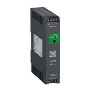 Modicon switchmode strømforsyning optimized til DIN skinne med 24 VDC 75 W 3,1 A udgang og 100 240 VAC 1 faset forsyning produkt