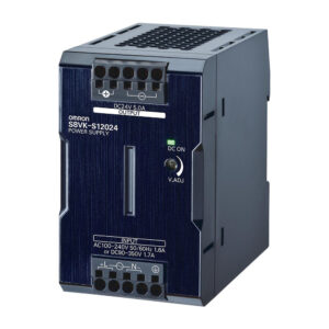 Bogtype strømforsyning, 120 W, 24VDC, 5A, DIN skinne montage, push in terminal, Coated S8VK S12024 produkt