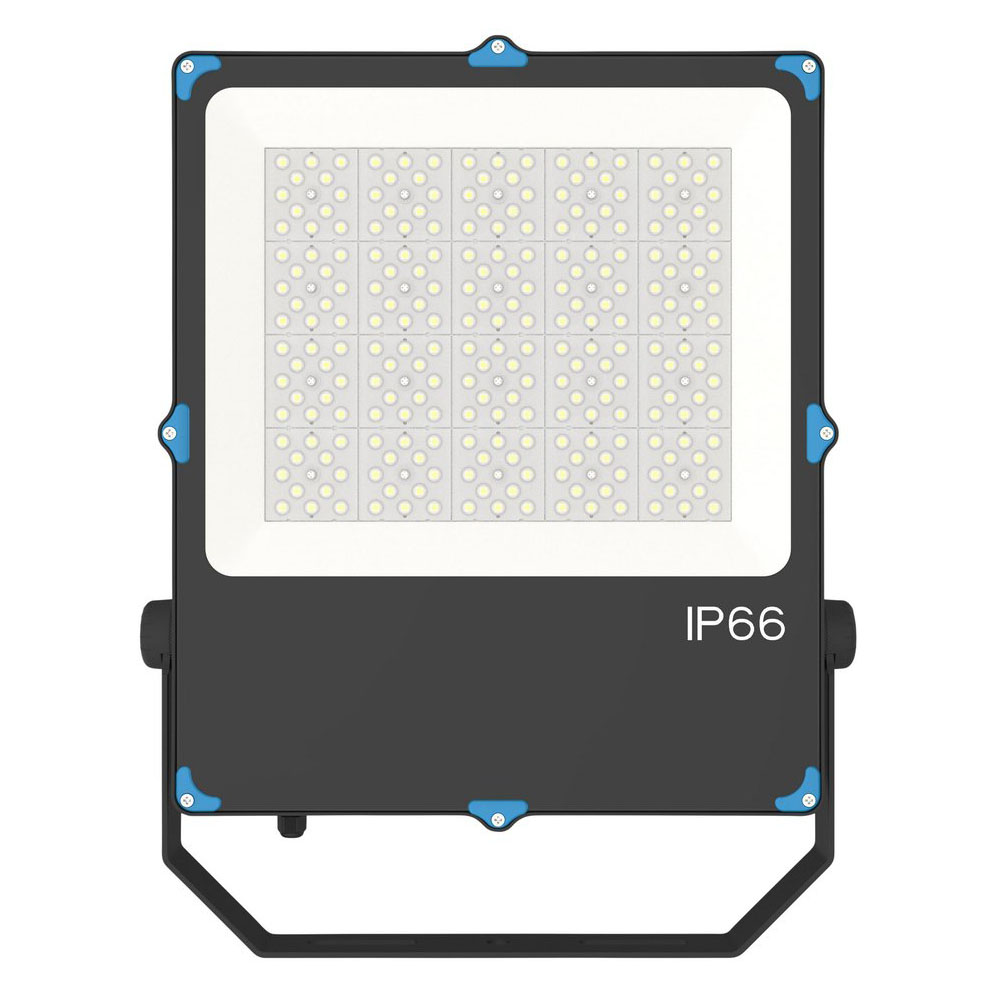 LYSEL DOLPHIN SLIM Projektør 30.000LM/200W 90° IP66, sort