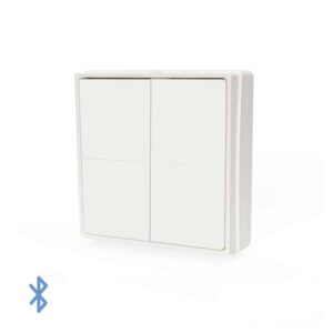 Shelly BLU Wall switch 4, stand alone   Bluetooth batteritryk produkt