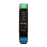Shelly Pro 2PM   WiFi relæjalousi, 2 kanaler med effektmåling (110 240VAC)3 produkt