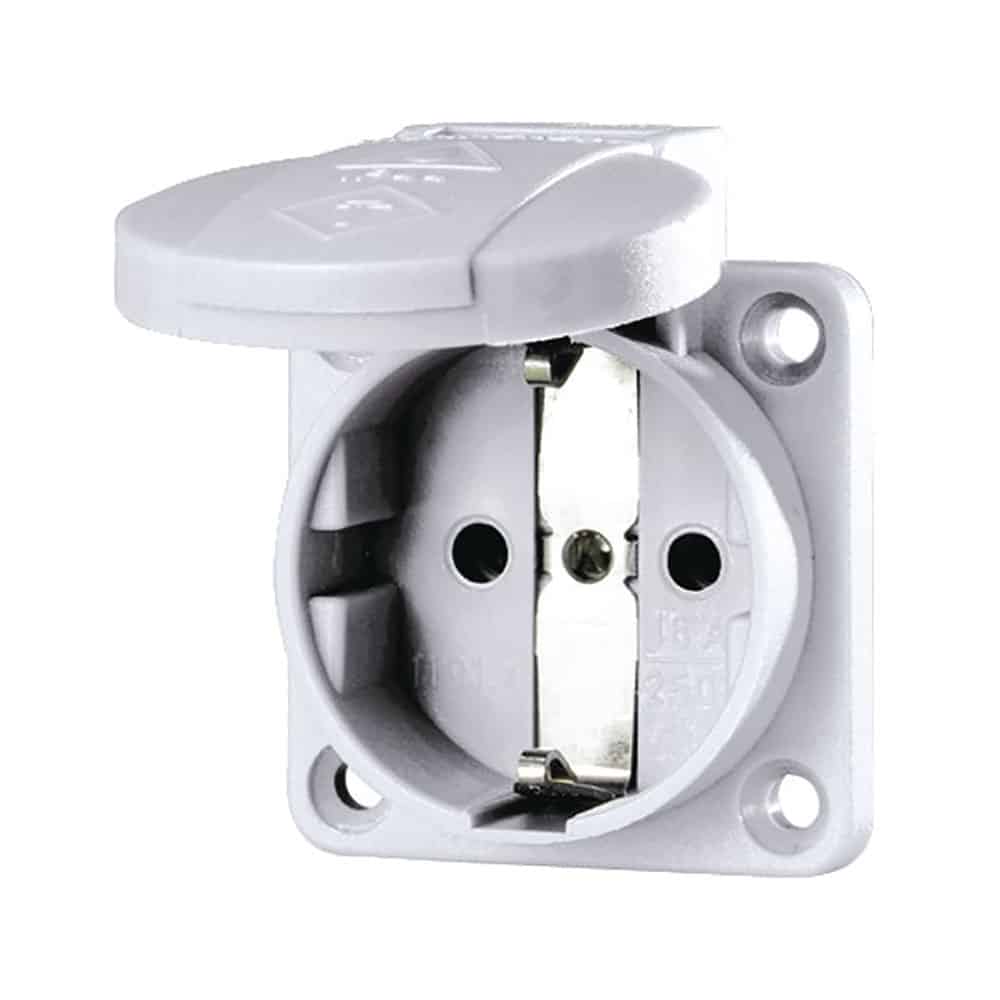 Schuko appliance udtag 3 polet 16A 230V blå D 11030 produkt