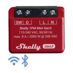 Shelly 1PM Mini (GEN 3)   WiFI relæ med effektmåling (230VAC) produkt