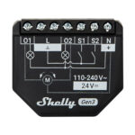 Shelly 2PM Gen3   WiFi relæjalousi, 2 kanaler med effektmåling (24VDC230VAC)2 produkt