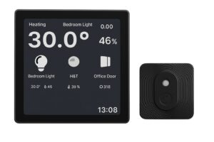 Shelly Wall Display Black BLU HT Black WiFi touch skaerm produkt v1