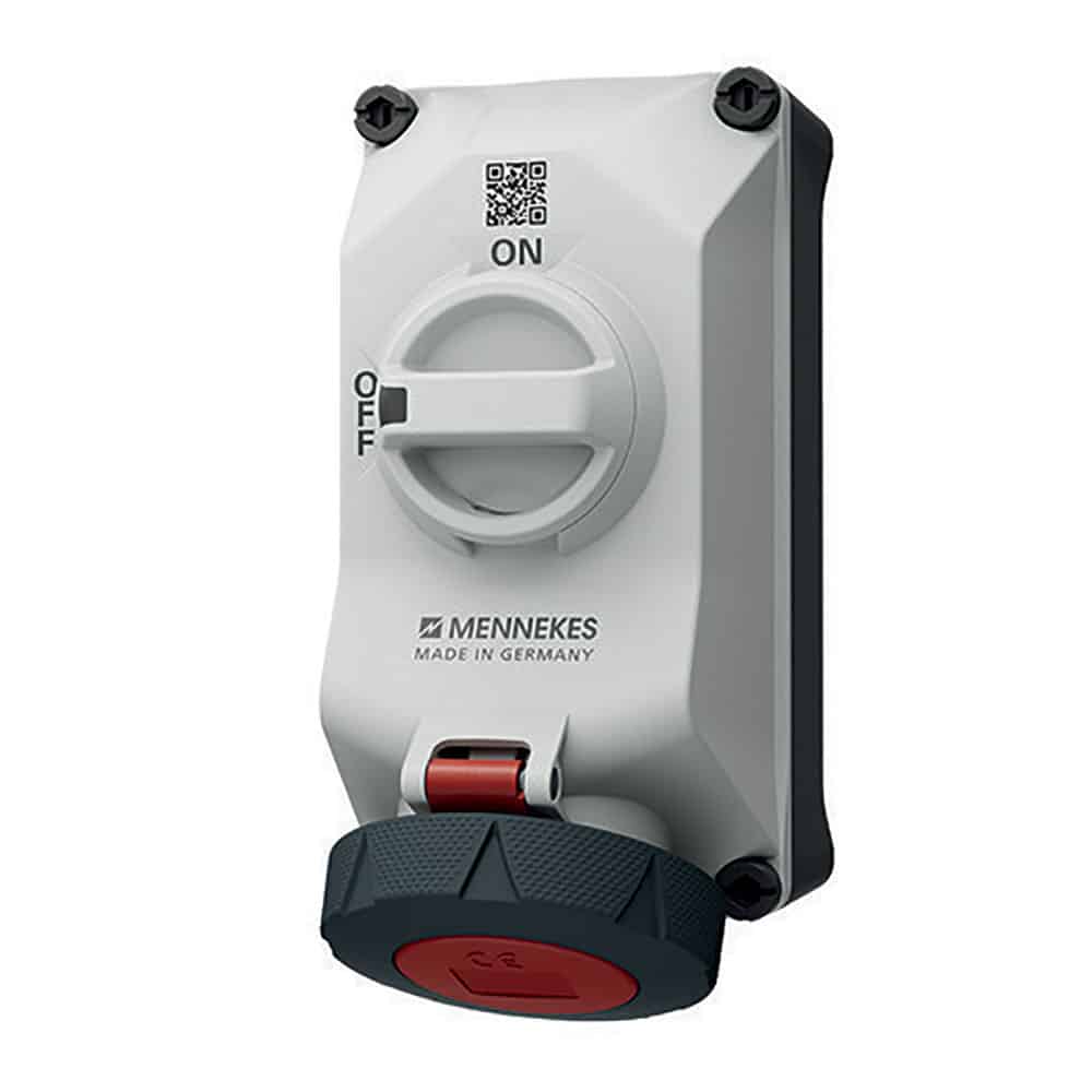 CEE vægudtag DUO 32A 5 polet 6h 400V IP67 produkt