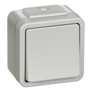 Opus 73 afbryder korrespondance IP44 lysegrå produkt