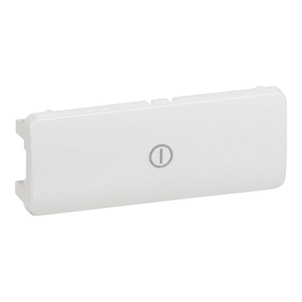 LK FUGA, Tangent til IHC Wireless batteritryk, kombi enheder mfl., hvid samt kip symbol i midten - Lauritz Knudsen