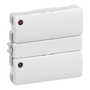 LK FUGA Svagstroemstryk 4 slutte med 2 LED hvid produkt