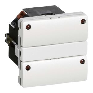LK FUGA betjeningsknap 4 knapper og LED KNX hvid produkt