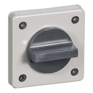 Drejeafbryder IP44 55 indsats afbryder korrespondance lysegraa produkt