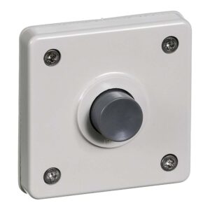 Drejeafbryder IP44 55 indsats afbryder trykkontakt lysegraa produkt