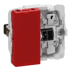 LK FUGA 1 polet afbryder med 5 modul LED lampe 16A uden afdaekning produkt