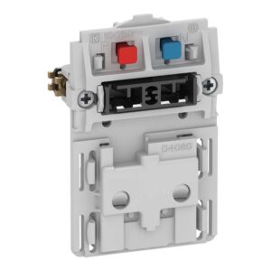 LK FUGA stikkontakt 2 polet med afbryder 15 modul uden tangent og afdaekning produkt