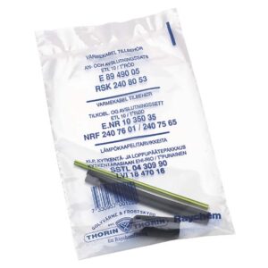 Til afslutningssaet til T2 gulvvarme produkt