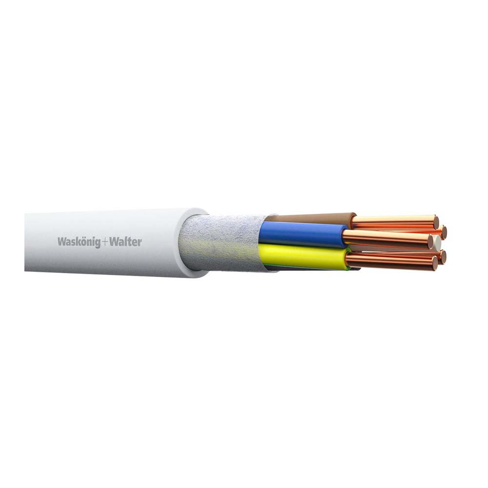 W+W Installationskabel DK10 BASIC 5G6 halogenfri 0,6/1KV DCA 90°C afmåling