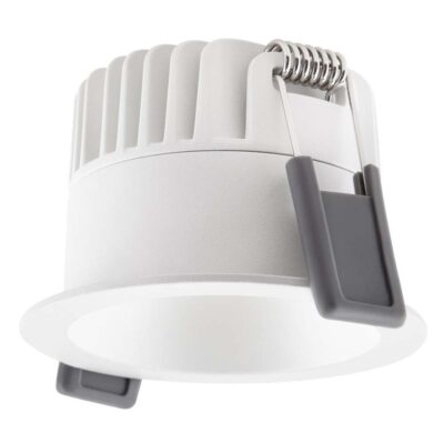 Hvid LED loftlampe med clips