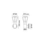 Arco Air Wall Grafit 65W LED 2700K1 produkt