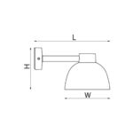 Herning Wall Midi Sort 30004000K3 produkt