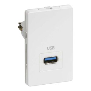 LK FUGA USB udtag passivt 15 modul hvid produkt