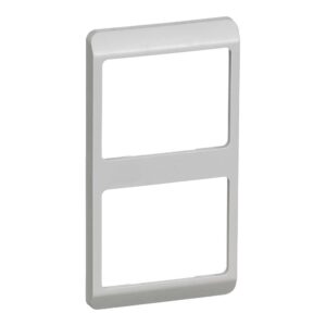 OPUS 66 ramme kombi 2 modul lodret lysegraa produkt