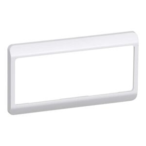 OPUS 66 ramme kombi 2 modul vandret hvid produkt