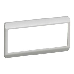 OPUS 66 ramme kombi 2 modul vandret lysegraa produkt