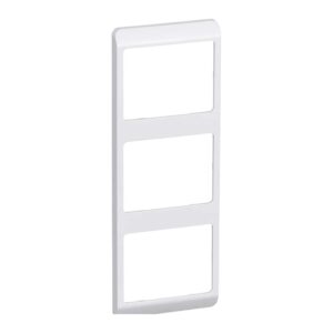 OPUS 66 ramme kombi 3 modul lodret hvid produkt